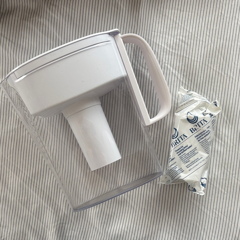 Brita Clear and White Water Filter Pitcher